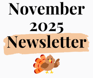 November 2025 Newsletter graphic